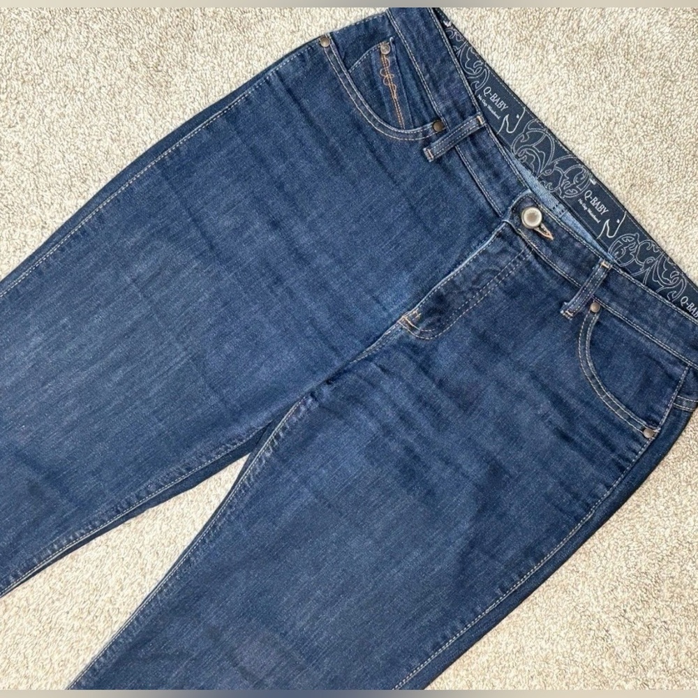 Wrangler Q Baby Jeans Women's Size 11/12 X34
Denim Blue No Gap Waistband 34x34 - Picture 6 of 10